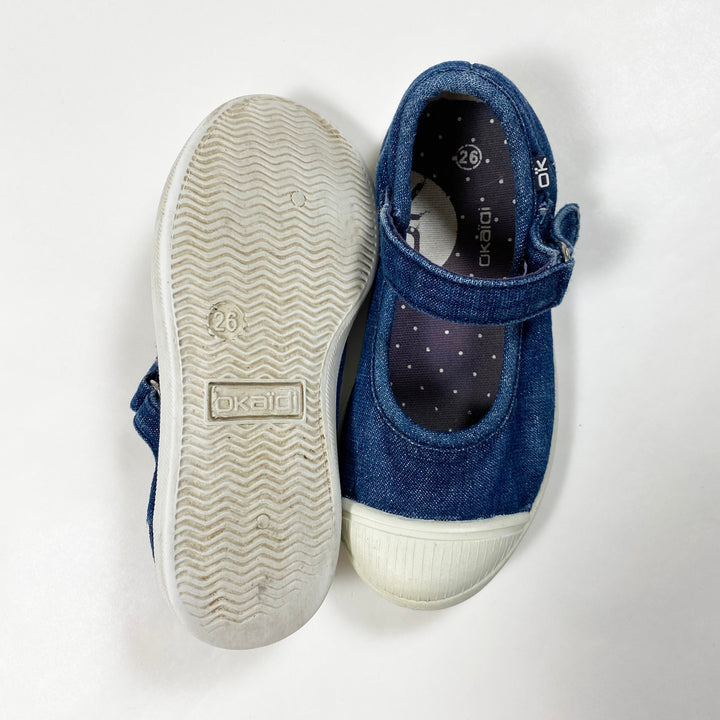 Okaïdi denim glitter summer shoes 26 3