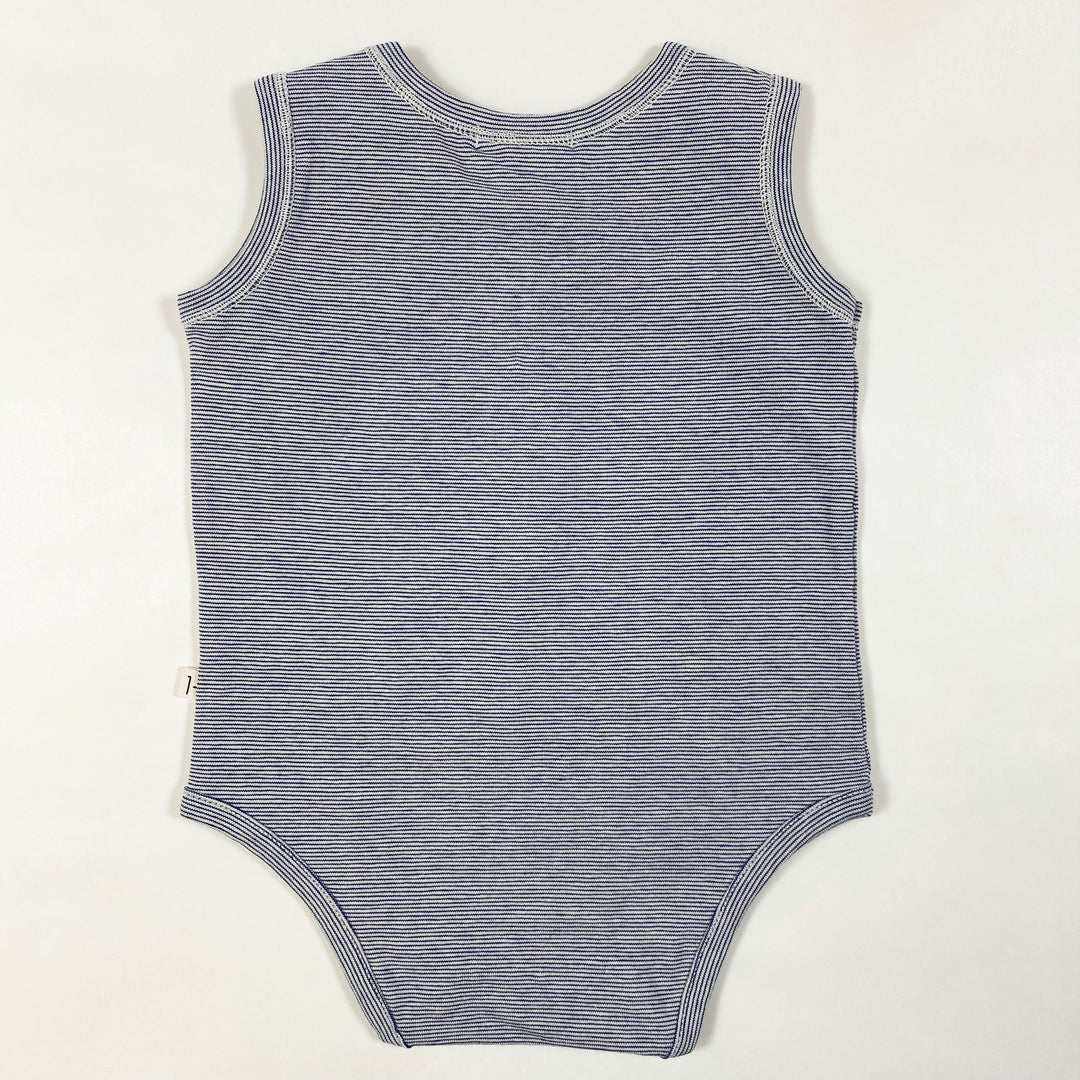 1+ in the Family tamariu blue sleeveless striped body Second Season diff. sizes