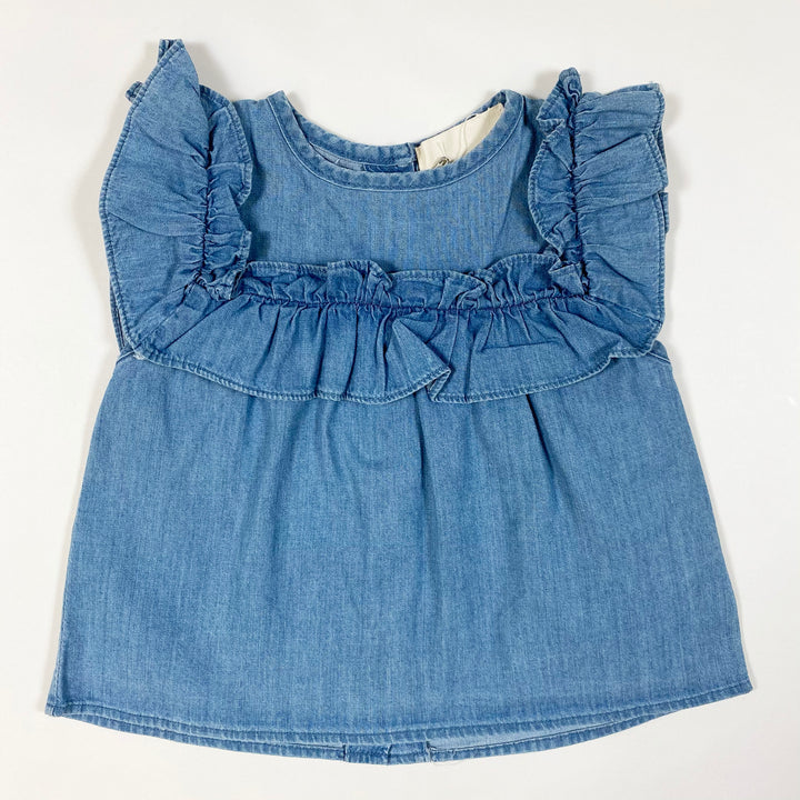 Louis Louise blue ruffle blouse  Second Season 18M