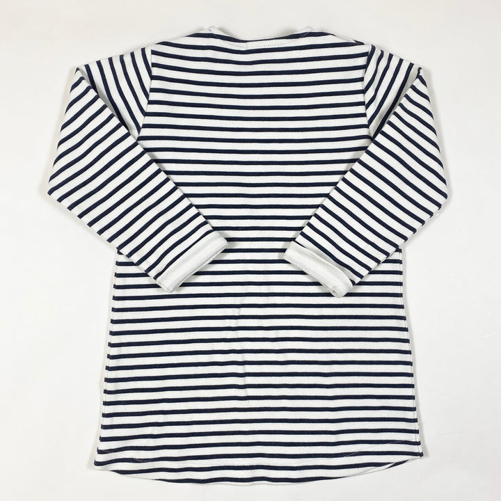 Tape à l'oeil navy/off-white striped dress 36M/98