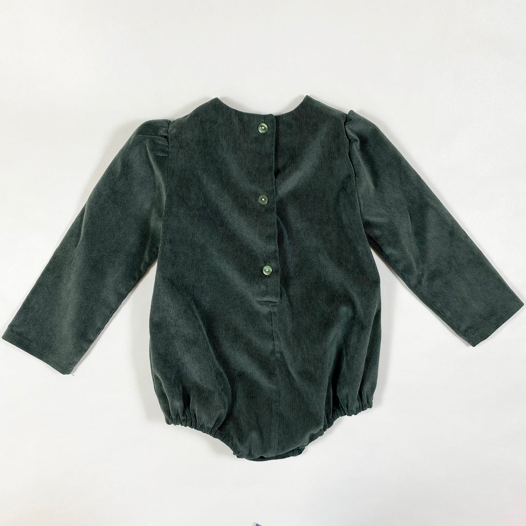 Maison Albertine léopold green romper 24M