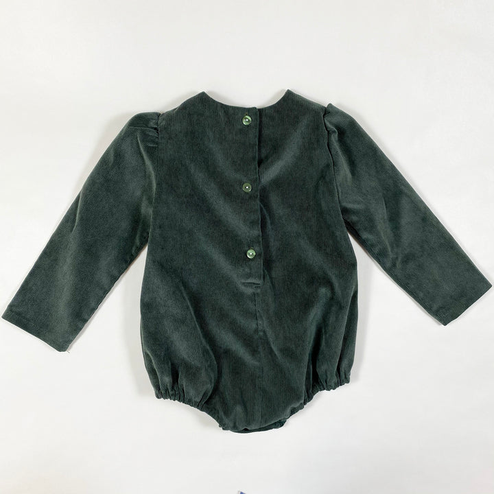 Maison Albertine léopold green romper 24M