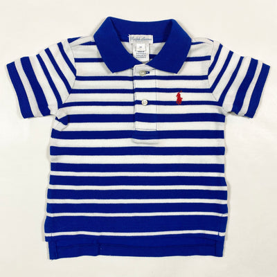 Ralph Lauren blue striped polo  9M 1
