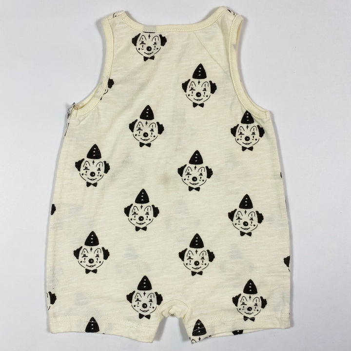 Rylee + Cru off-white clown romper  Second Season 3-6M