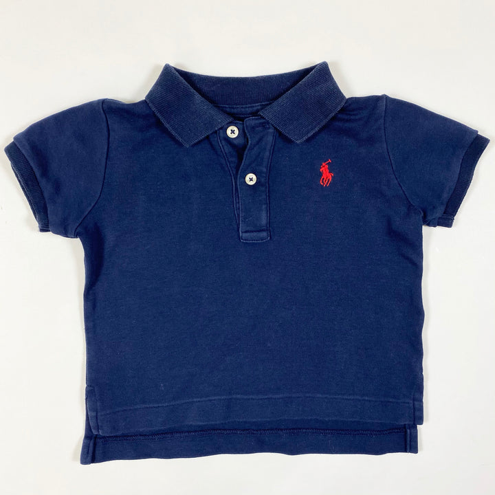 Ralph Lauren navy short-sleeved polo shirt 9M