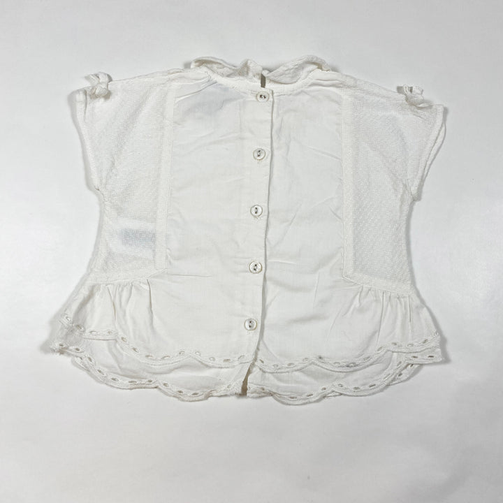 Cyrillus off-white blouse 6M/67 2