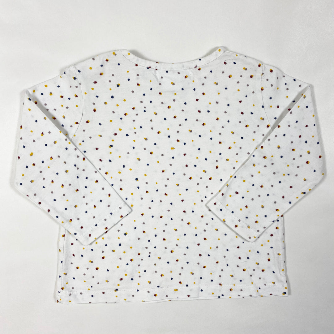 Zara confetti long-sleeved t-shirt 9-12M/80