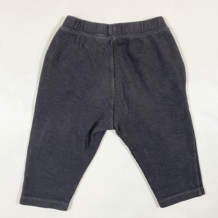 Zara dark grey ribbed pants 9-12M/80 2