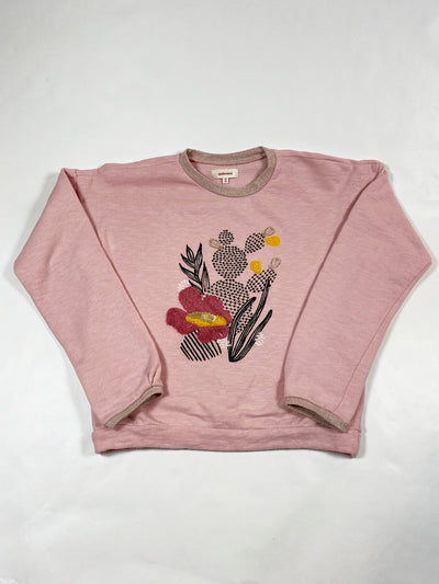 Catimini pink embellished sweatshirt 10Y 1