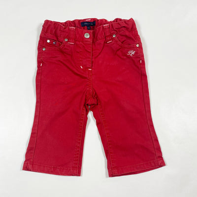 Tommy Hilfiger red trousers 6-9M 1