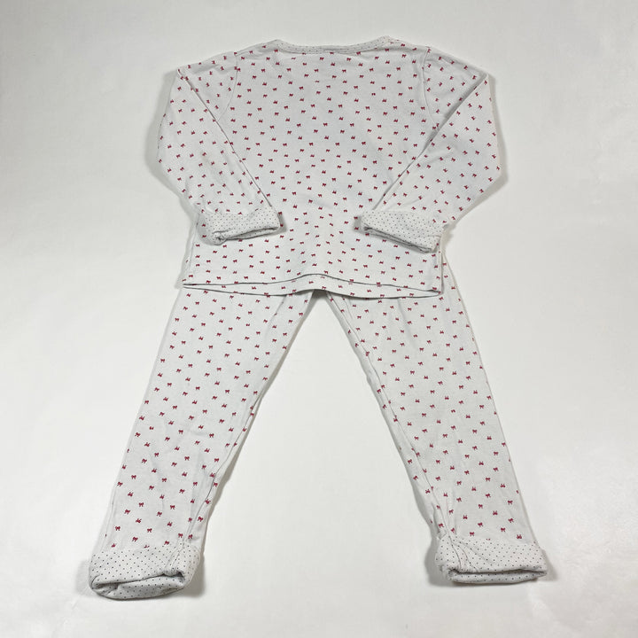 Petit Bateau off-white bow pyjamas 5Y/110 3