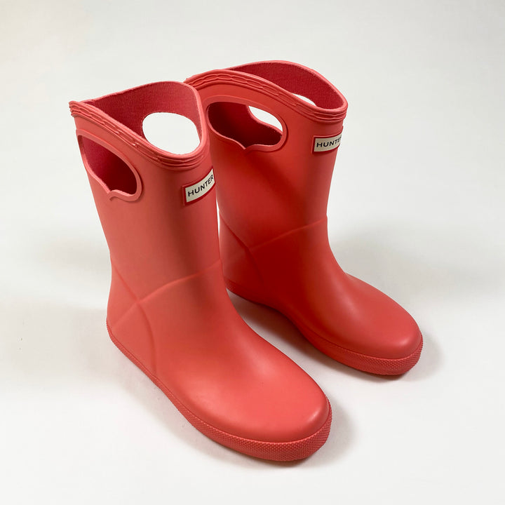 Hunter pink first classic pull-on rain wellingtons Second Season 33