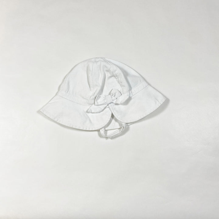 Petit Bateau white sun hat 12-18M/81 1