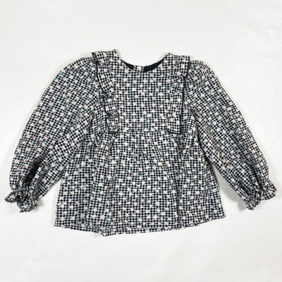 Zara black gingham daisy blouse Second Season 4-5Y/110 1