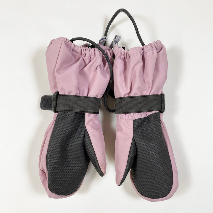 Didriksons dusty pink winter/ski mittens 2/4Y