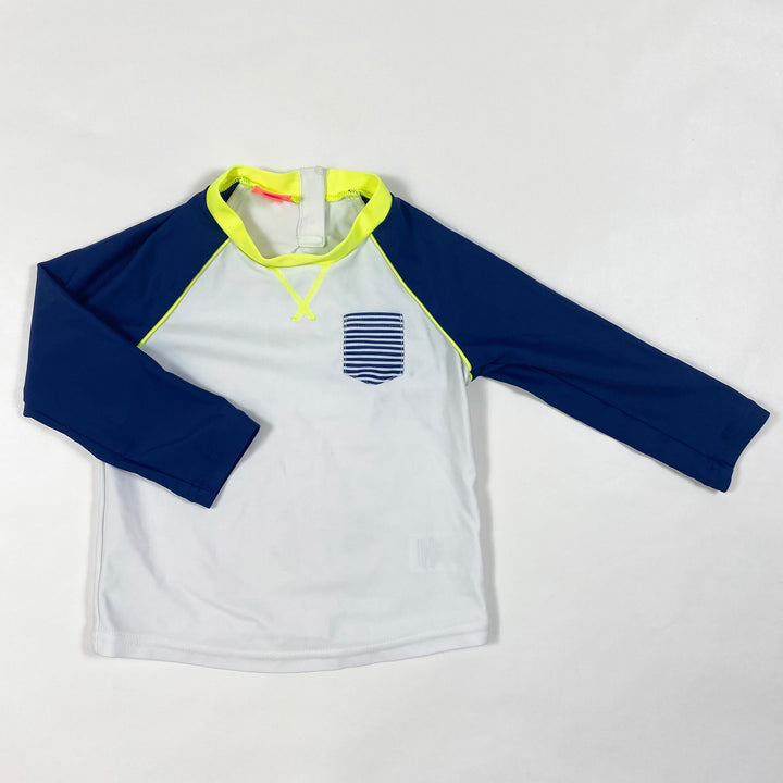 Sunuva white/blue rashguard 6-12M 1