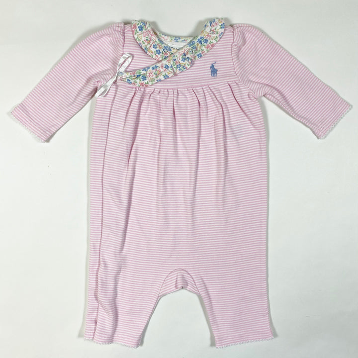 Ralph Lauren pink striped jumpsuit 3M