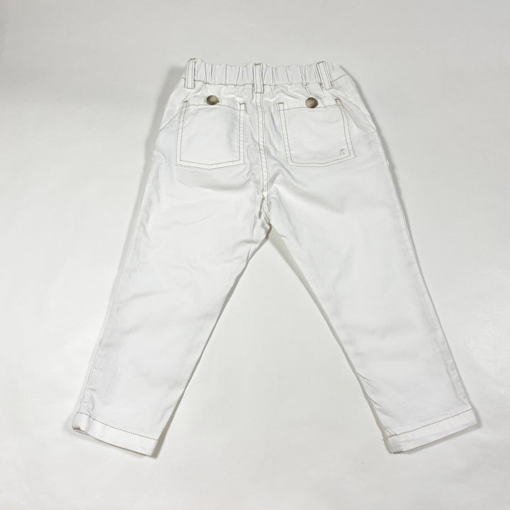 Bonpoint white jeans 3Y 3