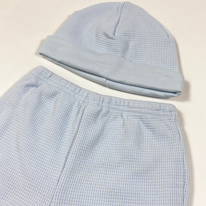 Ralph Lauren blue baby pant and hat set 6M 2