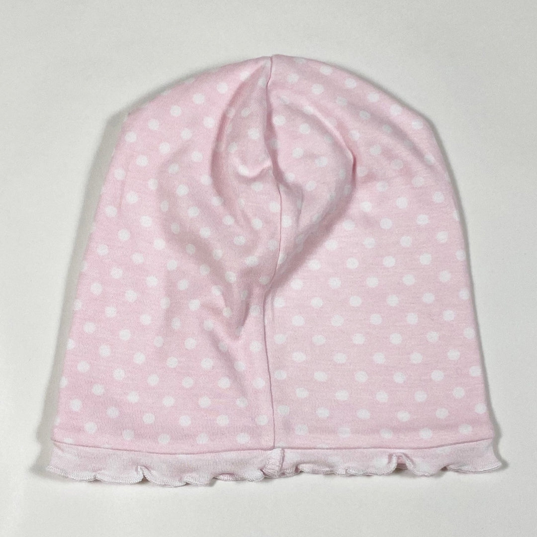 Kissy Kissy pink polka dot hat S/M (0-6M) 2