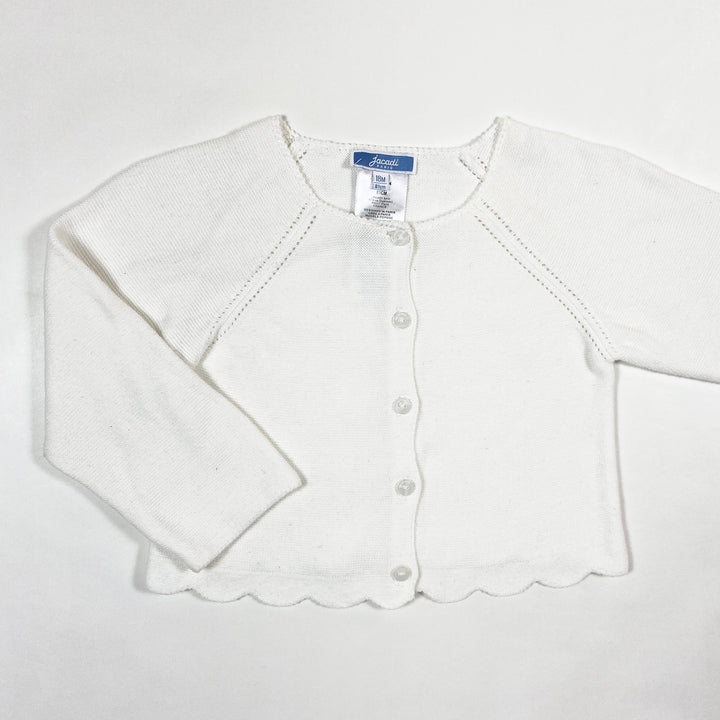 Jacadi white cardigan 18M/81 1