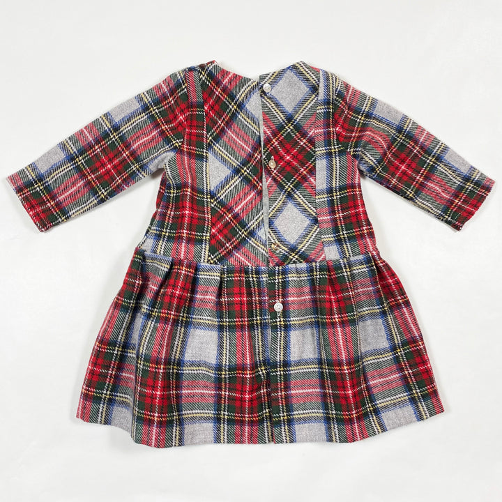 Mebi tartan dress 24M 3