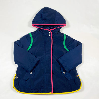 Benetton navy multicolour lightly padded jacket 3-4Y/100 1