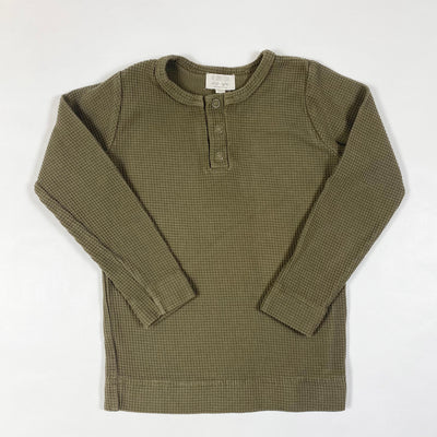 The Simple Folk olive waffle pullover 18-24M 1