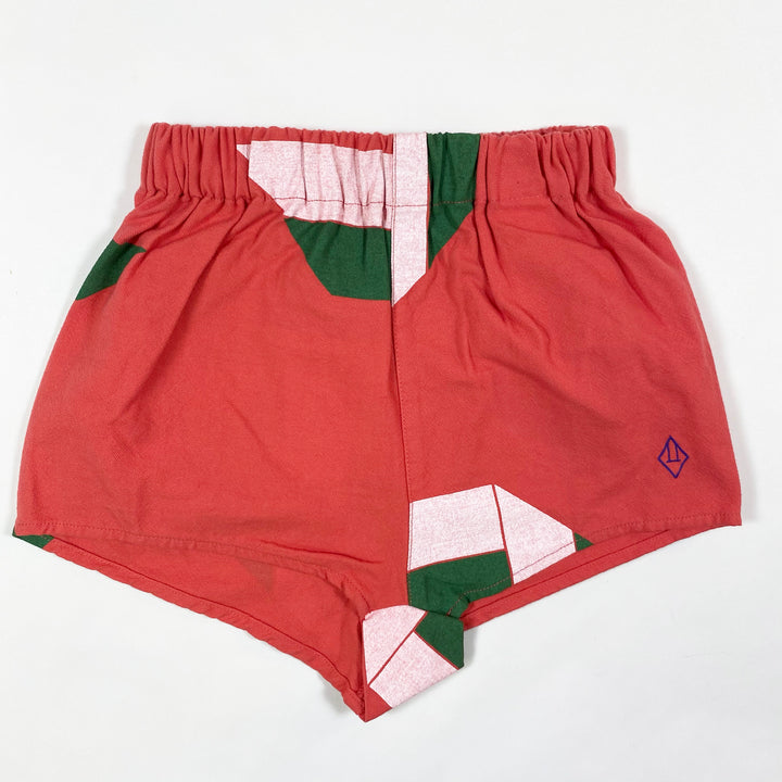 The Animals Observatory red geometric Clam shorts Second Season diff. sizes