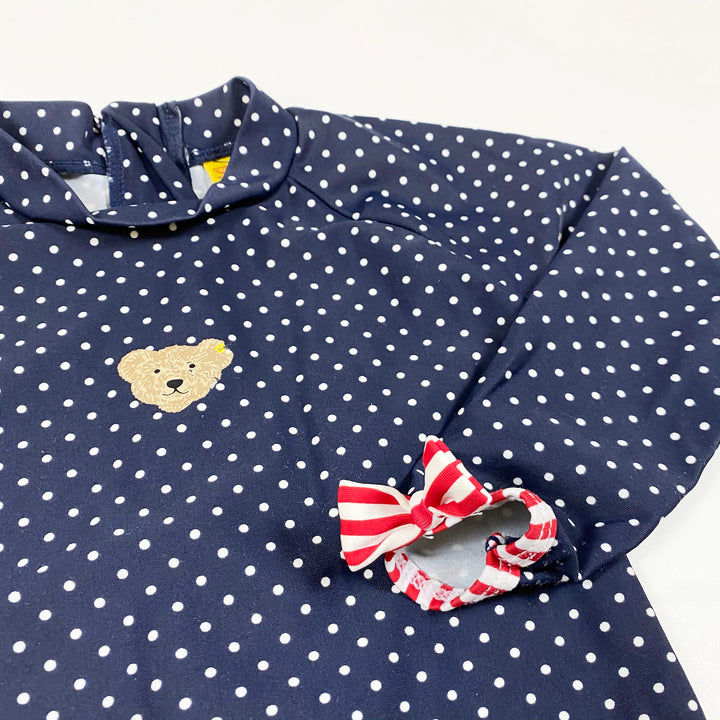 Steiff navy polkadot UV swimsuit 12M/80 2