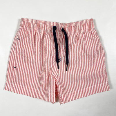 Tartine et Chocolat salmon stripe seersucker swimshorts Second Season 1Y 1