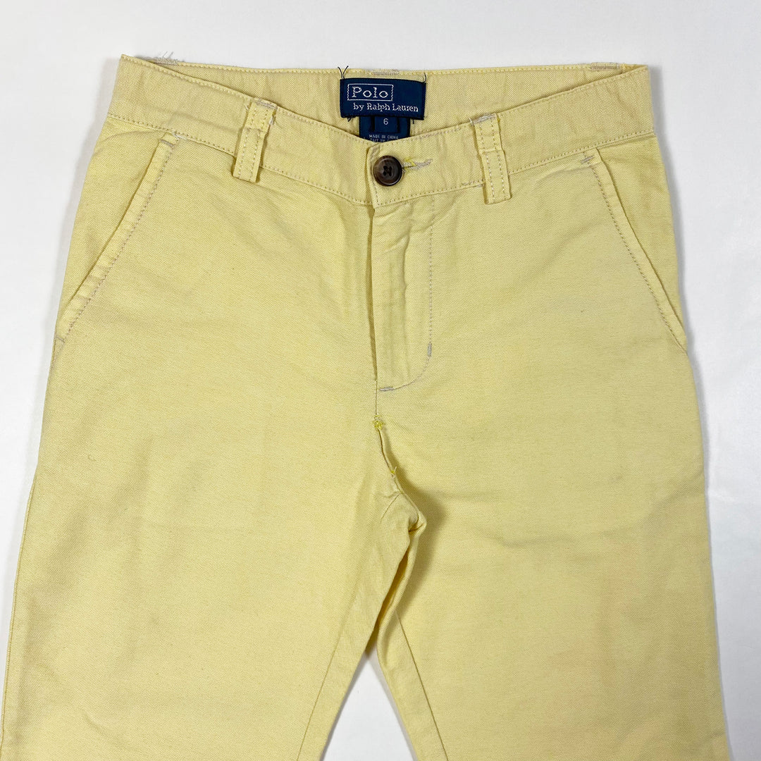 Ralph Lauren pale yellow trousers 6Y 2