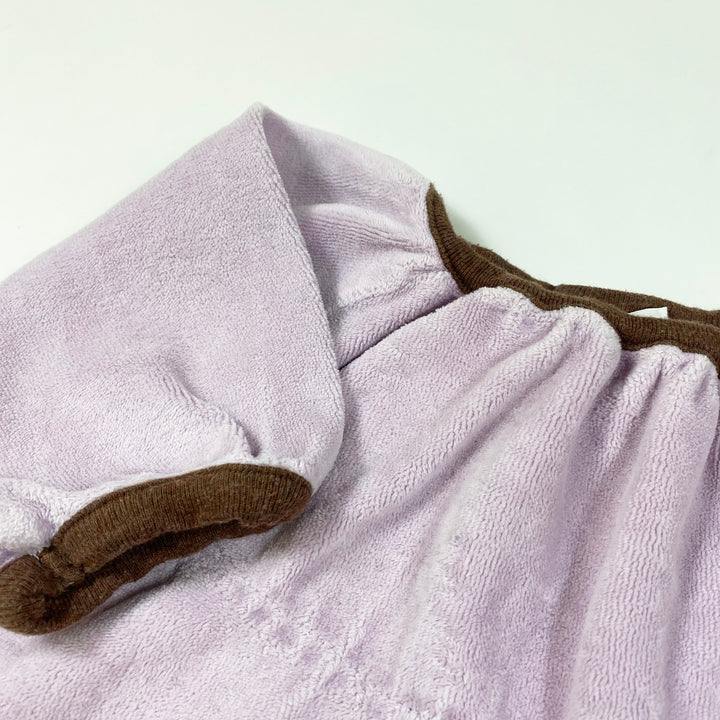 Serendipity Organics light purple french terry tunic with contrasting rims 62-68