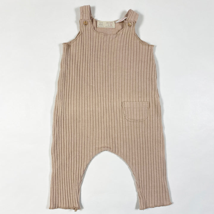 Zara pale blush soft jumpsuit 3-6M/68 1