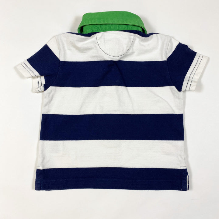 Ralph Lauren bold stripe short-sleeved rugby shirt 9M