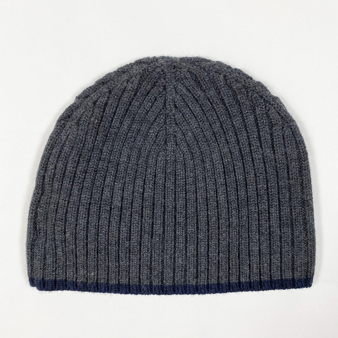 Ralph Lauren dark grey rib knit hat 2-4T