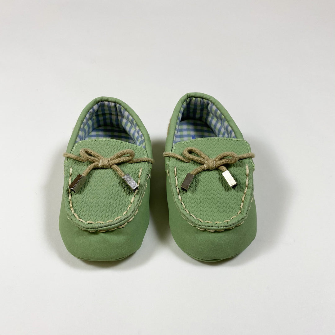Mayoral pale green loafers 18
