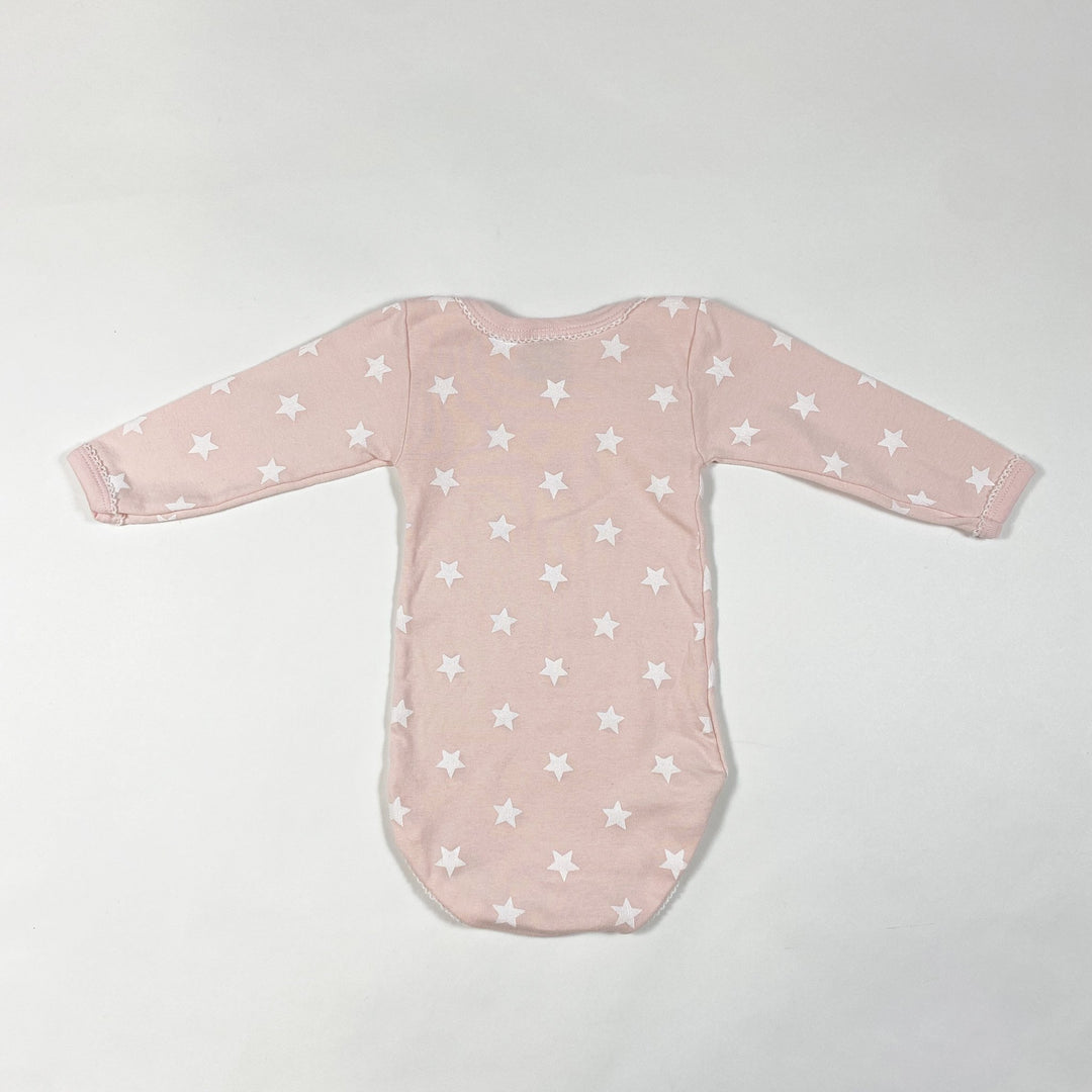 Petit Bateau peach pink star printed body 6M/67
