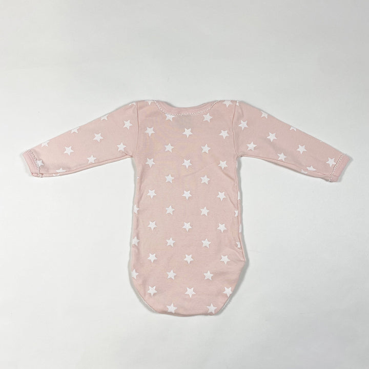 Petit Bateau peach pink star printed body 6M/67