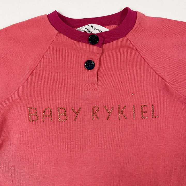 Sonia Rykiel Enfant coral logo jumpsuit 3M