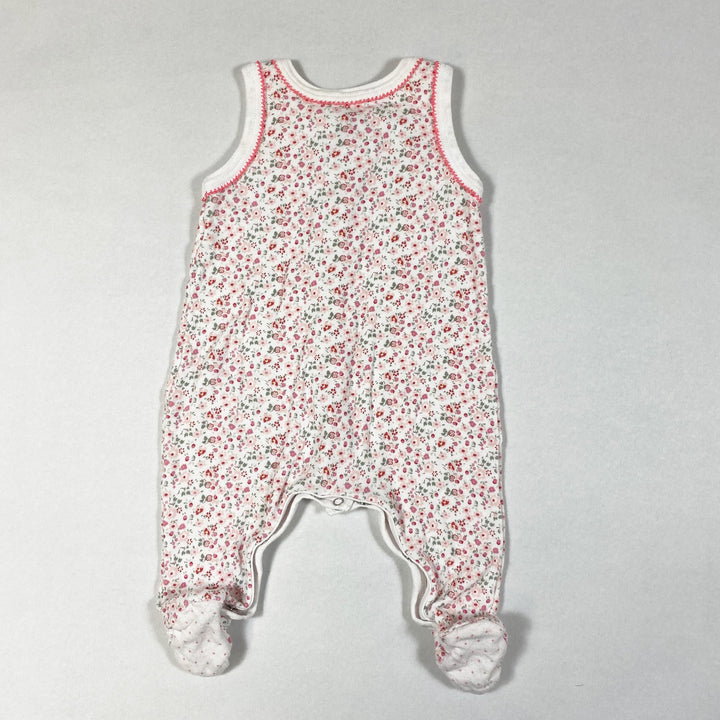 Petit Bateau floral sleeveless jumpsuit 1M/54