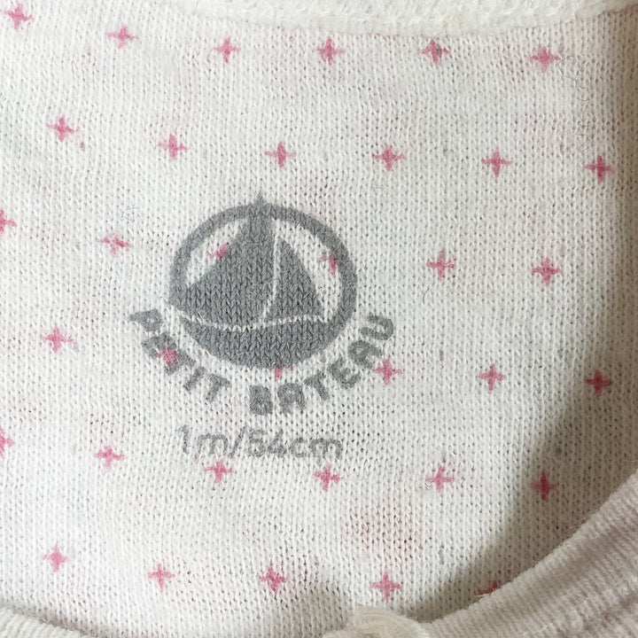 Petit Bateau floral sleeveless jumpsuit 1M/54