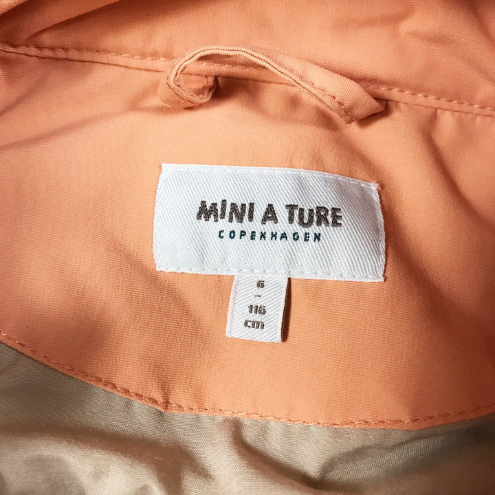 Mini A Ture peach parka 6Y/116