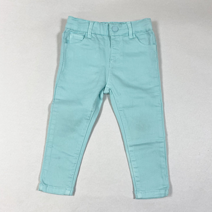 Zara mintgrüne Skinny-Jeans 12-18M/86