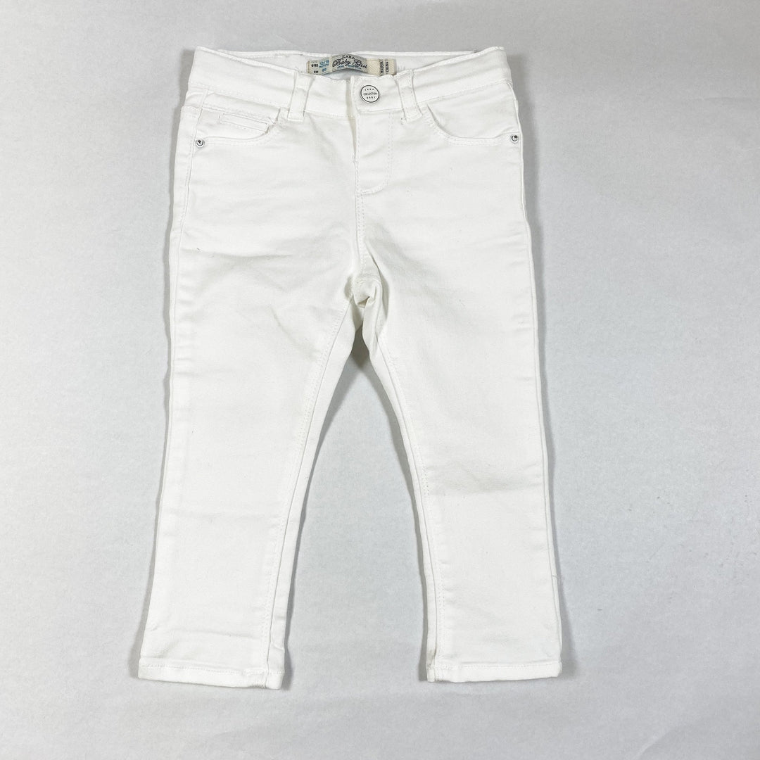 Zara white skinny jeans 12-18M/86