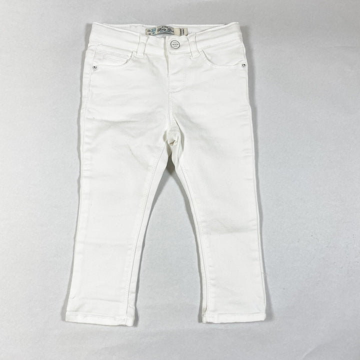 Zara white skinny jeans 12-18M/86