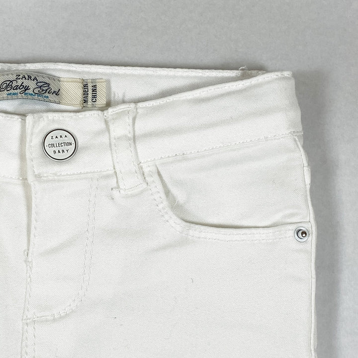 Zara white skinny jeans 12-18M/86