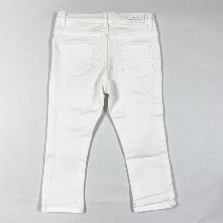 Zara white skinny jeans 12-18M/86