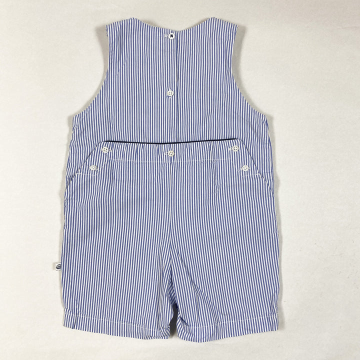 Jacadi blue striped romper 12M
