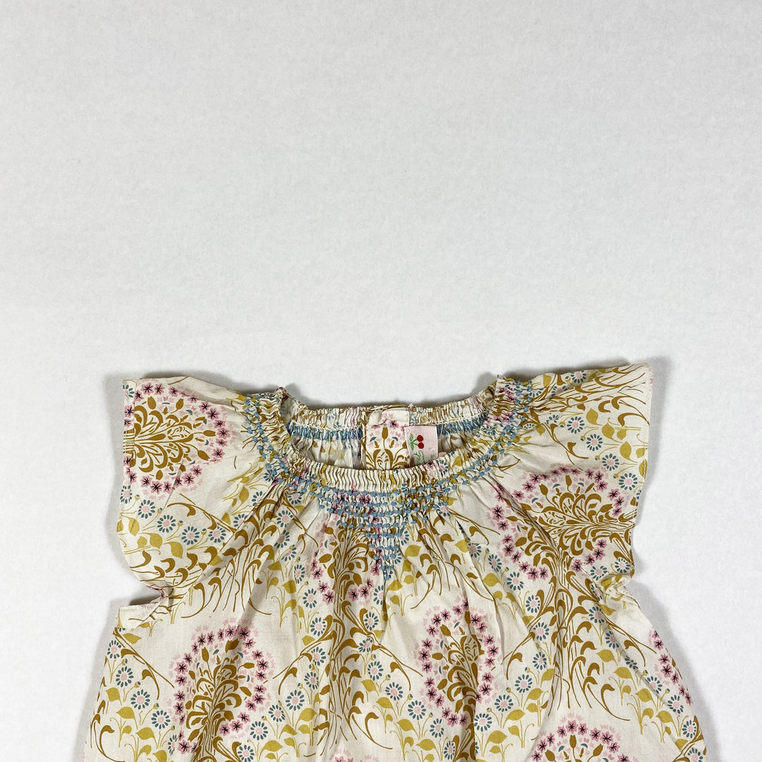 Bonpoint liberty printed sleeveless romper 6M